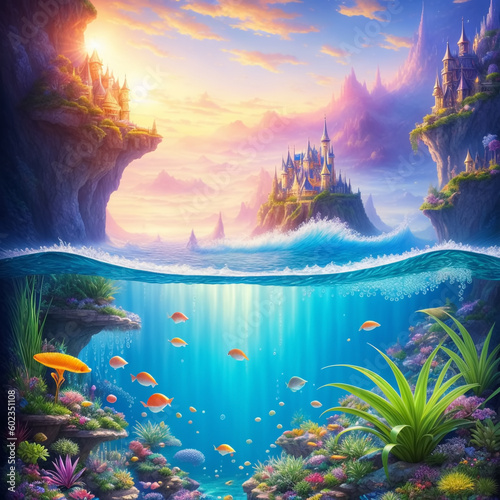 Cliff Hanging Floating Isla...