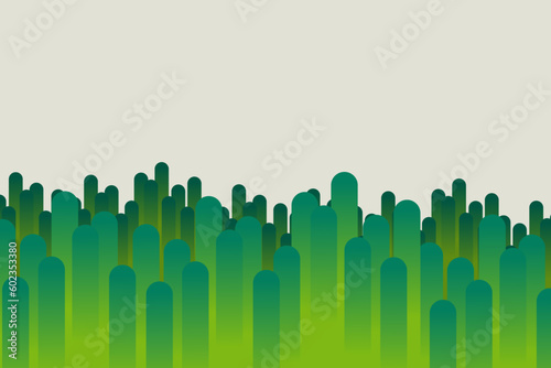 Abstract gradient green color splash geometric graphic. Vector illustration for background wallpaper poster and presentation