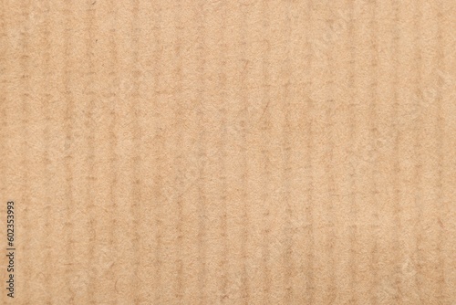 Texture of beige paper sheet as background, top view