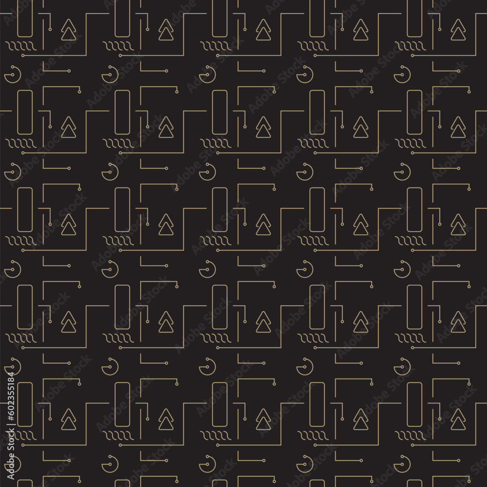 Technology seamless pattern