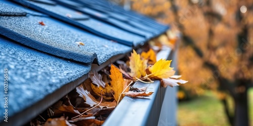 autumn leaves blocking the ...