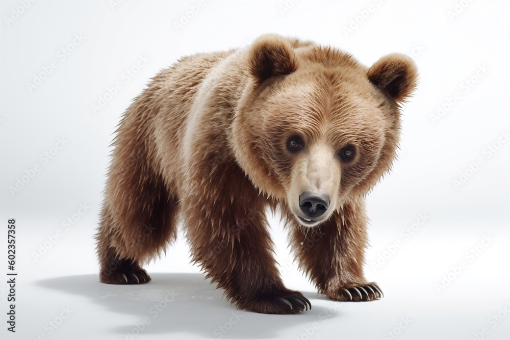 Obraz premium brown bear isolated