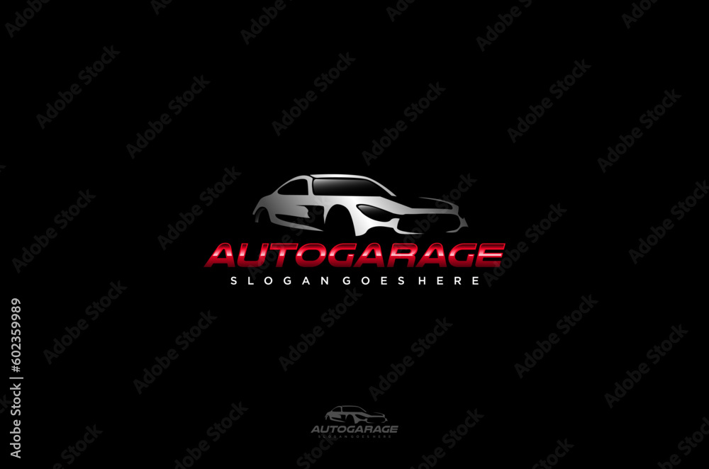 Automotive industry business logo Car Garage. Concept vetor Design template