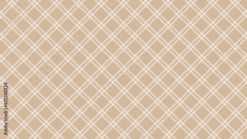 Diagonal white checkered in the brown background