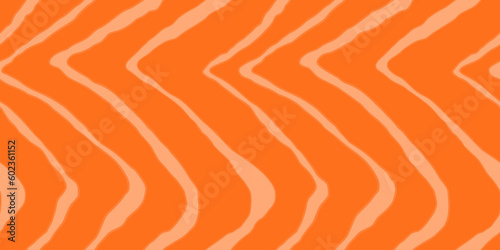 Salmon filet vector seamless pattern. Food abstract texture.