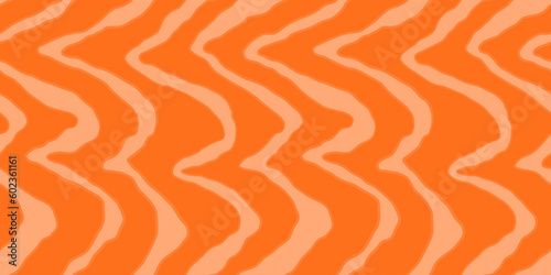 Salmon filet vector seamless pattern. Food abstract texture.