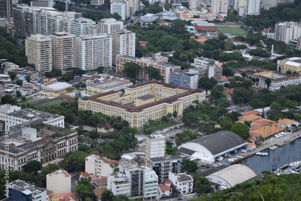 View of the Benjamin Constant Institute in the Urca district of Rio de Janeiro, Brazil