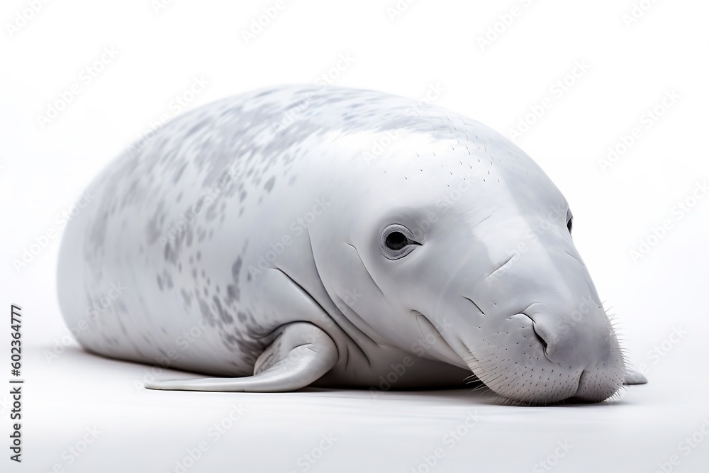 Seacow on a white background Seacow on a white background