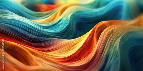 Abstract multicolored swirling background, generative ai