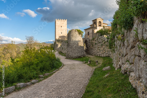 Scenic view in Arpino, ancient town in the province of Frosinone, Lazio, central Italy. photo