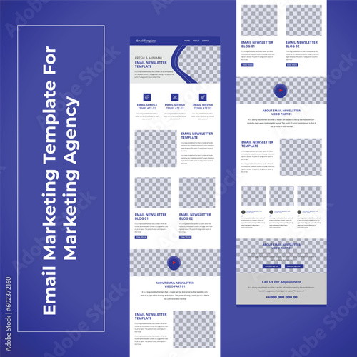 Multipurpose Email marketing emailing newsletter Template design