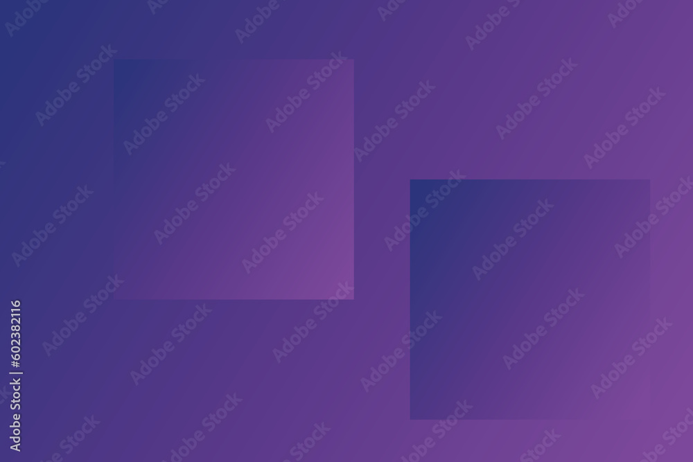 Gradient background. Banner design composition. Horizontal orientation. Modern geometric pattern. Futuristic background with geometric shapes, squares. Vector illustration.