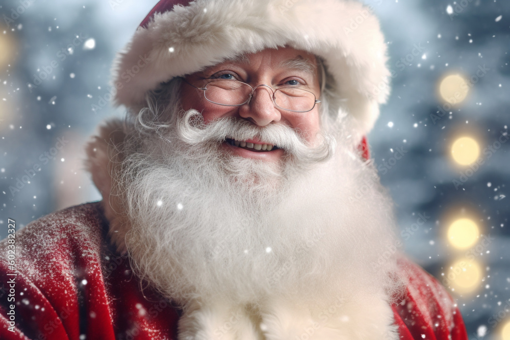 santa claus in the snow santa claus in the snow