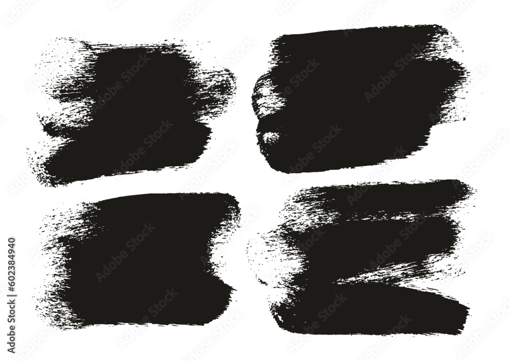 Round Sponge Thick Artist Brush Short Background High Detail Abstract Vector Background Set Round Sponge Thick Artist Brush Short Background High Detail Abstract Vector Background Set
