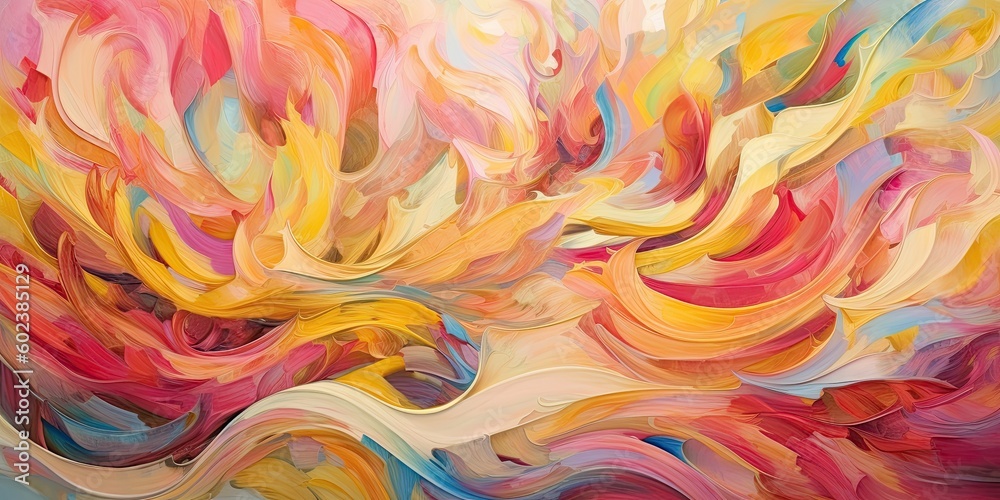Colorful abstract background for wallpaper. Generative AI