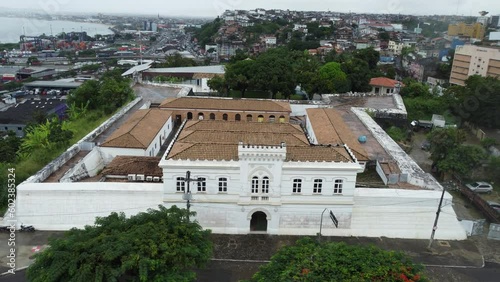 salvador, bahia, brazil - may 8, 2023: view of the fort of Santo Antonio Alem do Carmo in the Historic Center region in the city of Salvador. photo