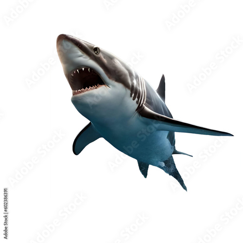 Shark isolated on white background