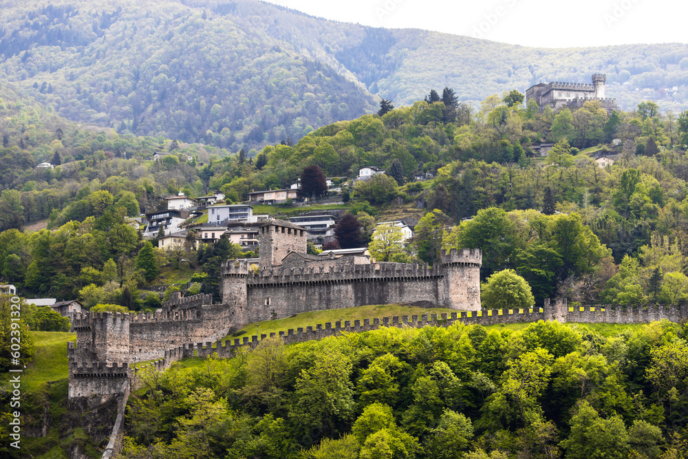 historic bellinzona city in switzerland historic bellinzona city in switzerland