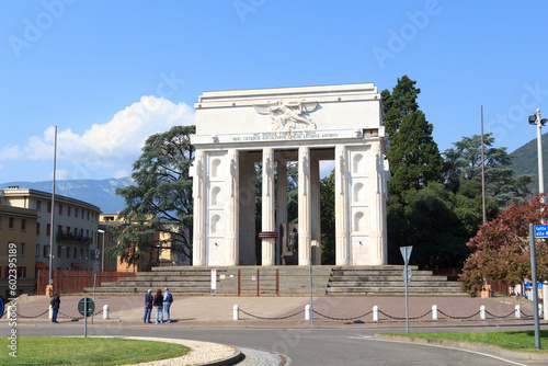 Victory Monument with Victory Gate in Bolzano, South Tyrol, Italy