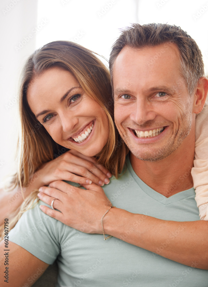 Portrait, support and couple with a smile, hug and romantic with joy, cheerful and quality time. Face, mature man and happy woman embrace, loving and partners with relationship, marriage and bonding Portrait, support and couple with a smile, hug and romantic with joy, cheerful and quality time. Face, mature man and happy woman embrace, loving and partners with relationship, marriage and bonding