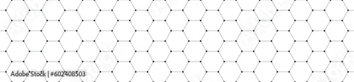 hexagon geometric pattern. seamless hex background. abstract honeycomb cell. vector illustration. design for the background flyers, ad honey, fabric, clothes, texture, textile pattern