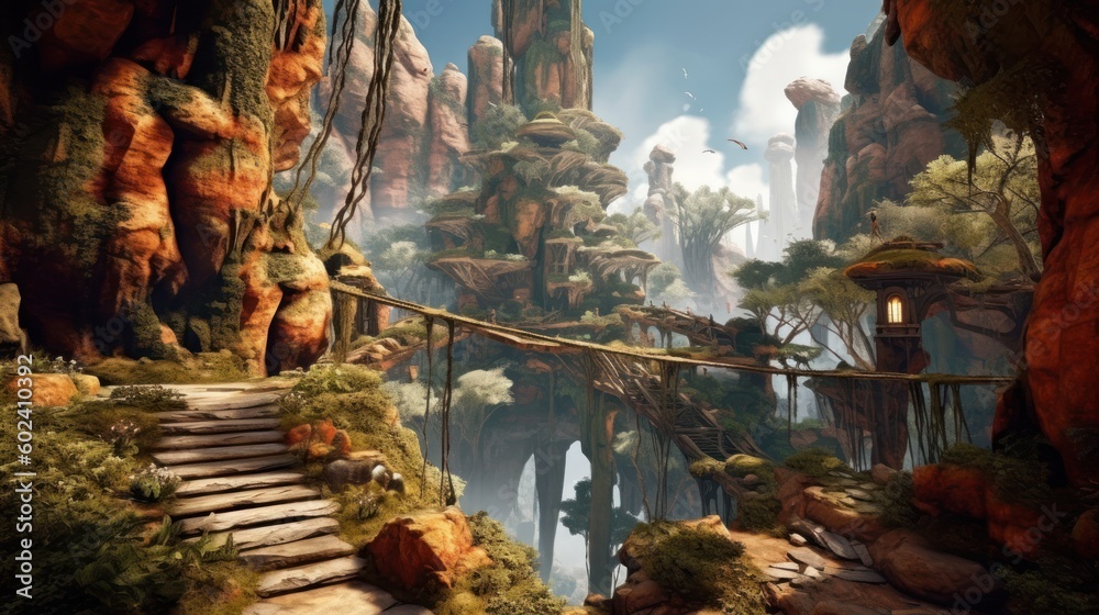 Obraz premium Stunning Game Environment Art