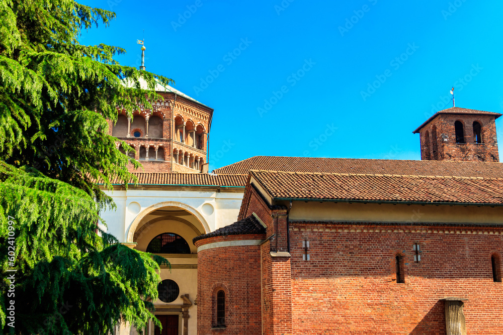 Basilica of Sant'Ambrogio in Milan, Italy Basilica of Sant'Ambrogio in Milan, Italy