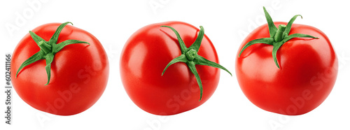 tomato isolated on white background, full depth of field