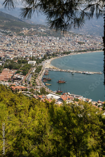 The view from Alanya Castle in Turkey. © Arpan