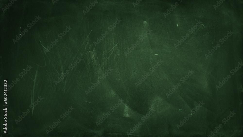 Fototapeta premium Green blackboard or chalkboard