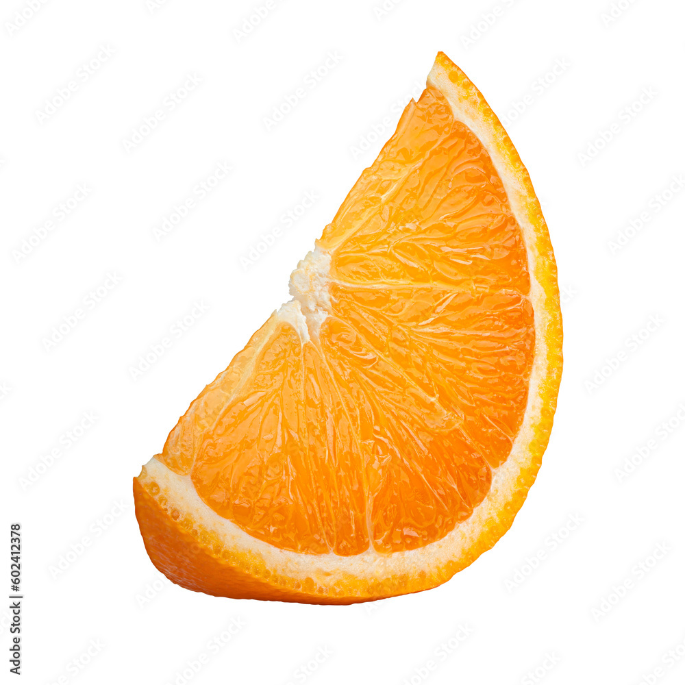 Orange isolated on white background, full depth of field Orange isolated on white background, full depth of field