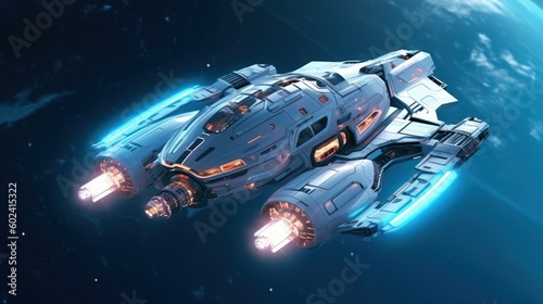 Spaceships and technology, futuristic spacecraft that reflect the advanced technology