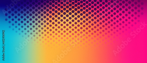 colored halftone background