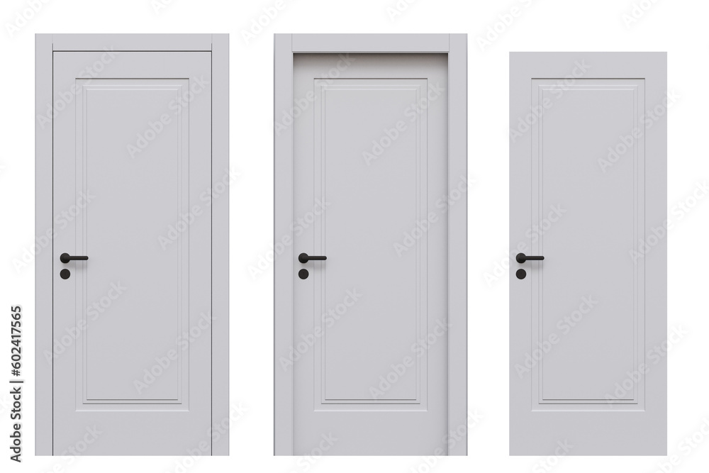 interior doors isolate on a transparent background, interior furniture, 3D illustration, cg render
interior doors isolate on a transparent background, interior furniture, 3D illustration, cg render