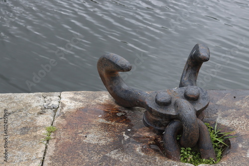 anchor on the dock