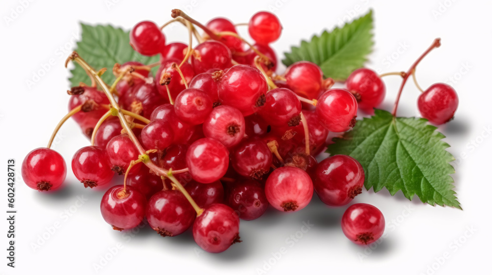 Cranberry isolated on transparent background cutout, generative AI Cranberry isolated on transparent background cutout, generative AI