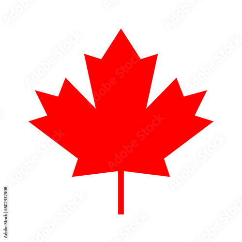 vector illustration of a canada maple leaf