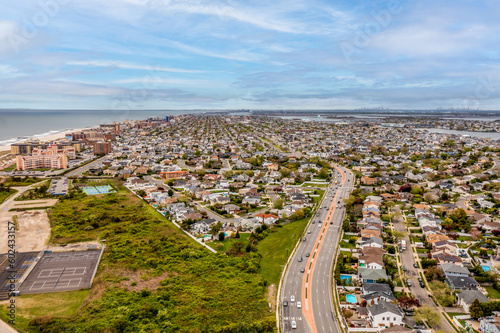 Photography Lido Beach and Long Beach Drone View