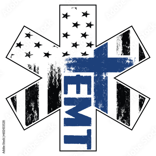 American Flag and paramedic_logo_vector_file.eps