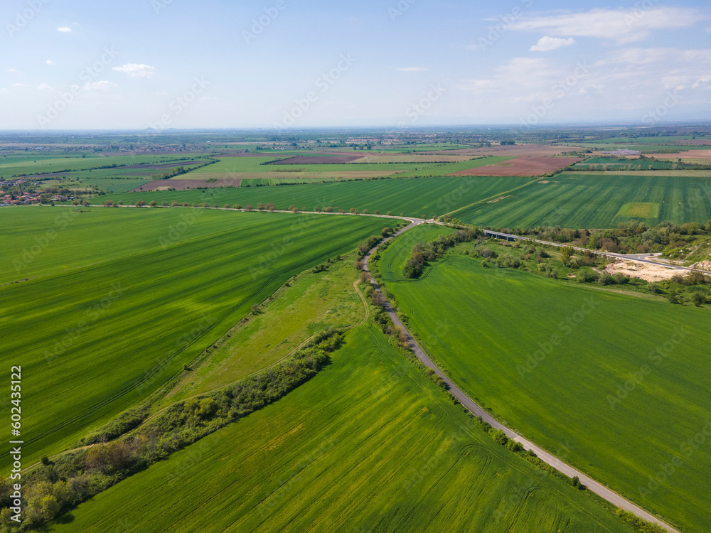 Upper Thracian Plain near town of Asenovgrad, Bulgaria