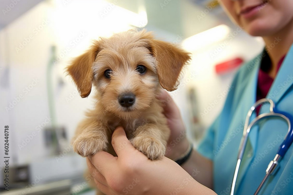 doctor with dog ai generative doctor with dog ai generative