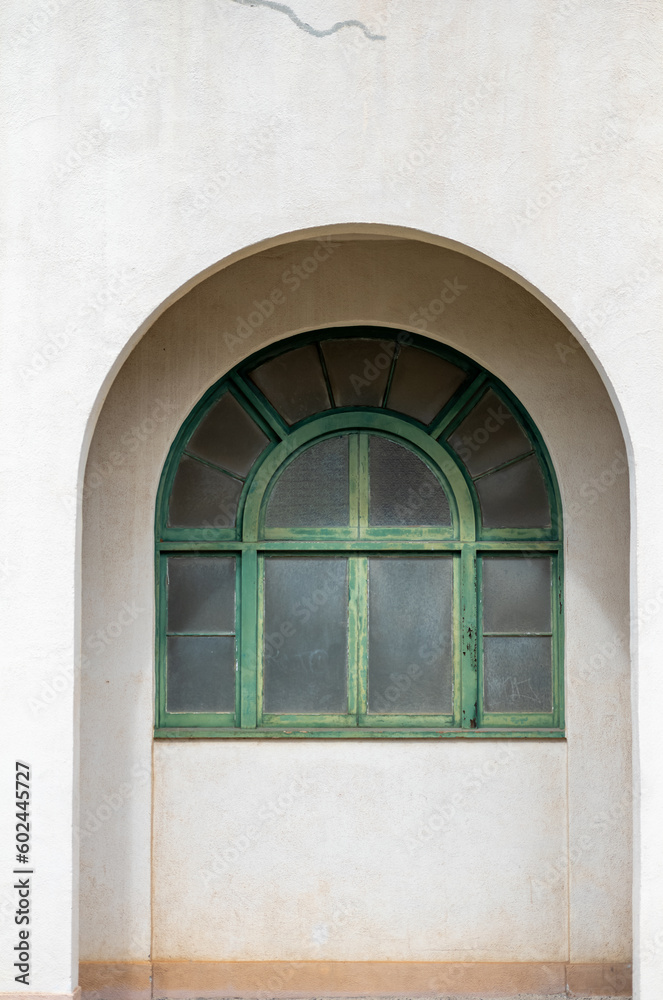 Fototapeta premium Moorish Causeway with an Arched Window.
