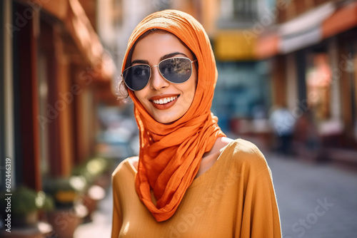 young adult woman in tropic...