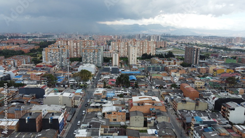 AERIAL IMAGES OF BOGOTA WITH DRONE AND ITS ROOFS © LeoCam