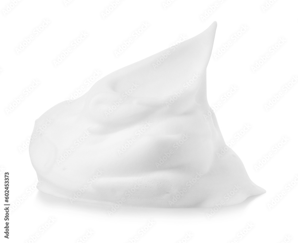 Heap of shaving foam isolated on white Heap of shaving foam isolated on white