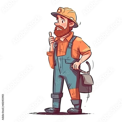 hendyman vector ai generated