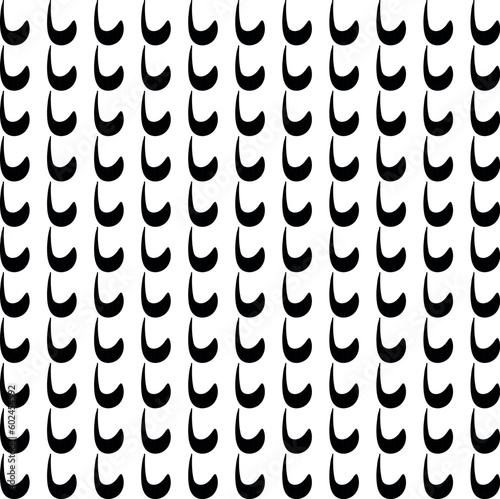 seamless pattern with plump squiggles