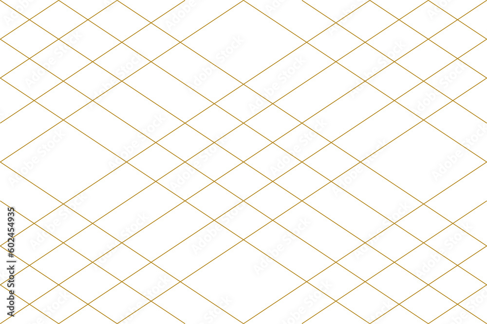 Diagonal of tile line pattern. Design shape of rhombus gold on white background. Design print for illustration, floor, interior, architecture, wallpaper, background, texture, textile. set 2 Diagonal of tile line pattern. Design shape of rhombus gold on white background. Design print for illustration, floor, interior, architecture, wallpaper, background, texture, textile. set 2