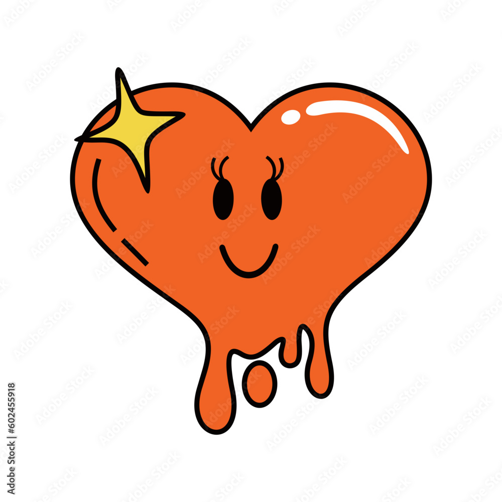Psychedelic Sticker Illustration Psychedelic Sticker Illustration
