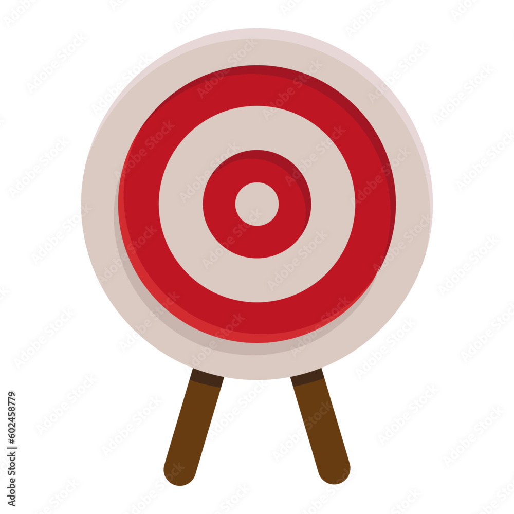 Target landing page, banner business 3d icon. Vector illustration. Target landing page, banner business 3d icon. Vector illustration.